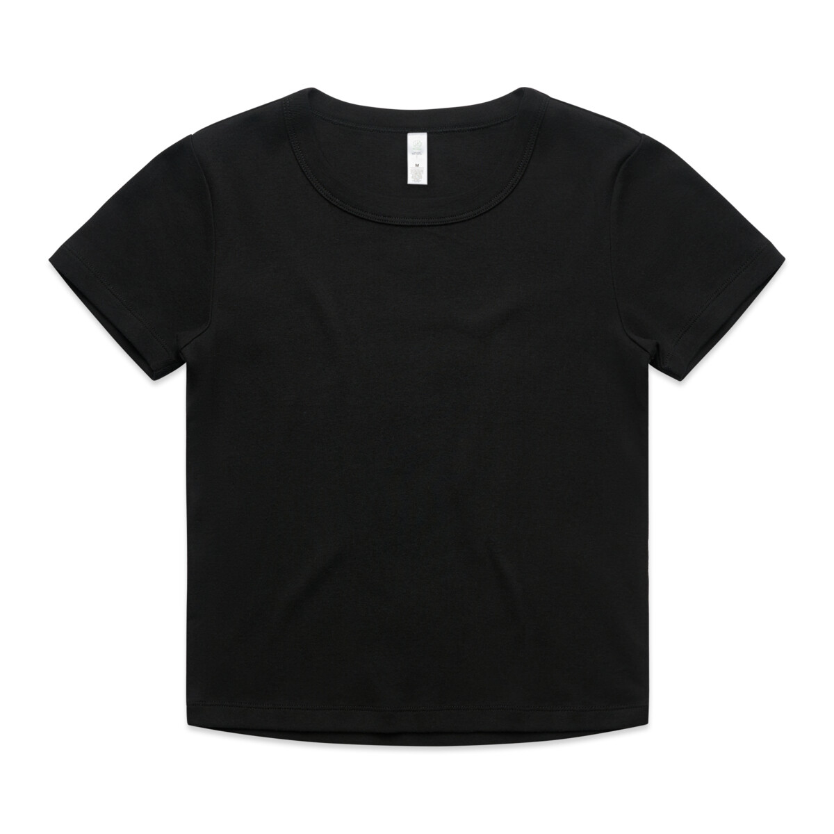 Front View of a customisable Woman's T Shirt(AS Colour Woman's ORGANIC RIB BABY TEE)